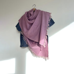 Shawl / Azalea Handloom Merino Wool